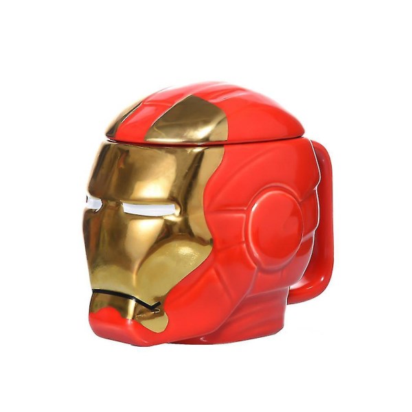 Avengers Iron Man Mugg Keramik Med Lock Cup