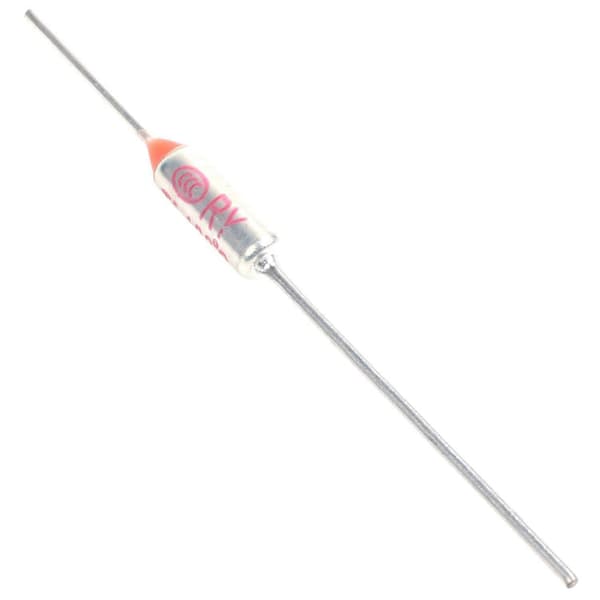 10 stk. RY TF 133 grader Celsius termisk sikring AC 250V 10A red  silver