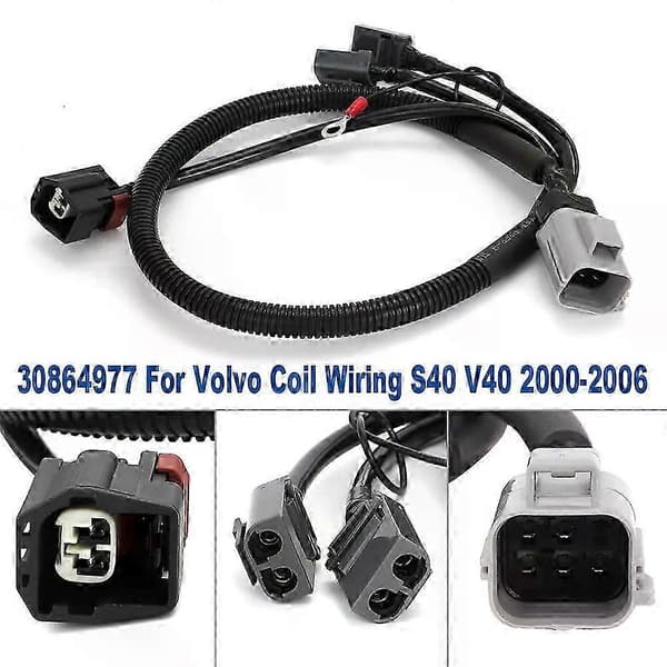 Ny kompatibel tändspolekablage för Volvo S40 V40 2000-2006 bildelar fram 30864977 kabelstam