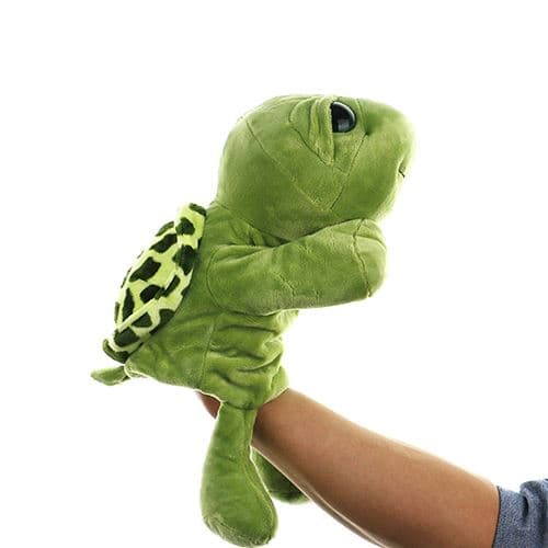 [LCS] Pehmeä käsinukke kilpikonna lelu lapselle - vihreä