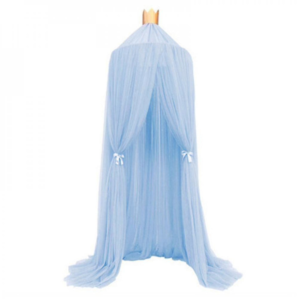 Myggnät för barn Hängande Lekhustält Babysäng Spjälsäng Baldakin Tyllgardiner För Sovrum Tält För Barn Light Blue