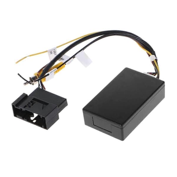 [LCS] RGB til AV Ryggekamera Adapter Auto Backup Kamera Dekoderboks for RCD510/RNS510/RNS315 Black