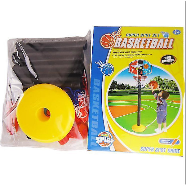110 cm justerbar basketkorg för barn, leksak i plast