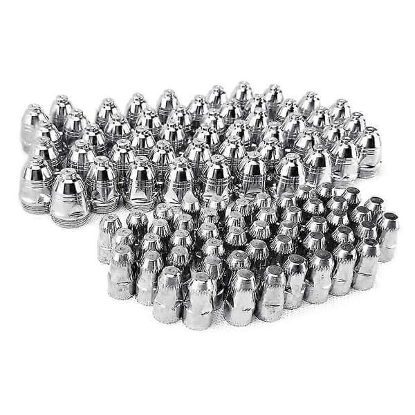 [LCS]100st P80 Plasmaskärning CNC 60A 80A 100A P80 Plasmafackla Spets Elektrod Munstycke 1.1mm