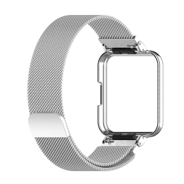 [LCS] Metallrem med klokkeboks til Xiaomi Redmi Watch 2 Lite Silver