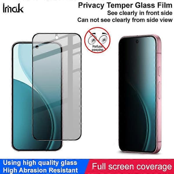 [LCS]imak Sekretess Härdat Glasfilm, Stöder Fingeravtrycksupplåsning Not Specified For Google Pixel 10 / 10 Pro
