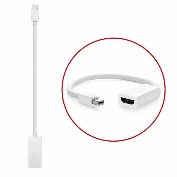 For Macbook Pro Air Mac Mini Display Port Dp Thunderbolt til HDMI Adapter Kabel