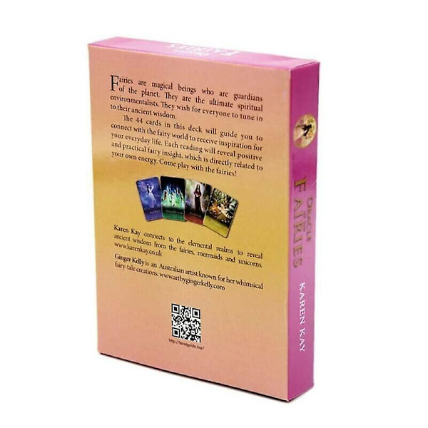 Energy Oracle Tarotkort Oracle Fairies 44-Korts Kortstokker Fantasy Party Brettspill