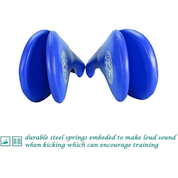 1 Par Holdbare Taekwondo Sparkepuder blue