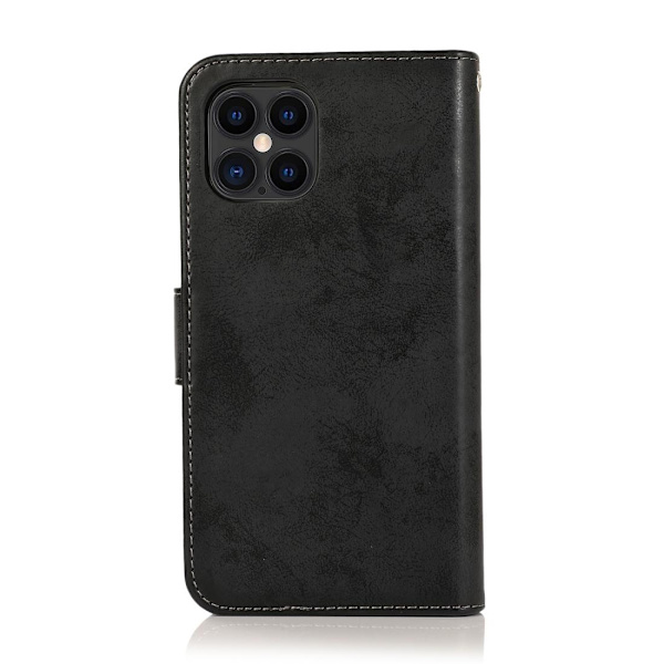 [LCS]iPhone 12/12 PRO Plånbok Magnet Svart Svart black