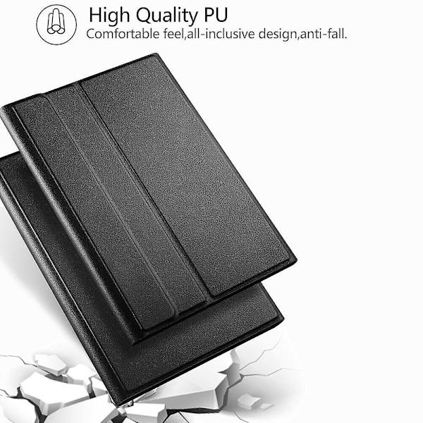 Qwert iPad 10.2 2019 Trådlöst BT3.0 Tangentbordsfodral iPad Skydd