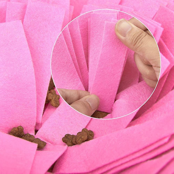 Snuse Tæppe Hunde Græsplæne Vaskbar Foldbar Lugt Træning Kæledyrs Måtte Pink
