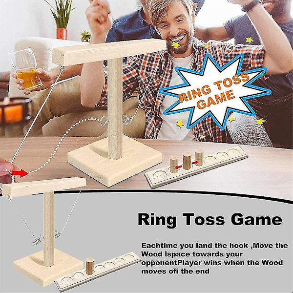 Krok Ringkast Spel, Tik Tok Leksak Krok och Skott Stege Spel, (Vit) (Ringkast Spel (Vit))