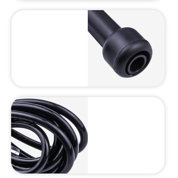 Sand hopprep svart black 280cm