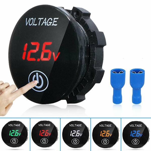 [LCS]Digital Voltmeter Spændingsmåler Red