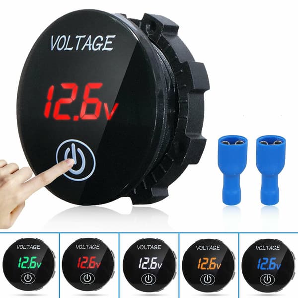 [LCS]Digital Voltmeter Spenningsmåler Red