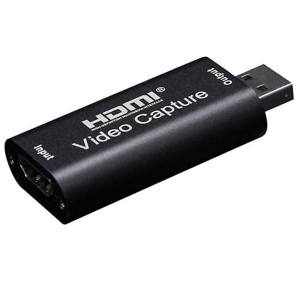 HDMI Video Capture Card USB 2.0/1080p HD Optager til Video Live Streaming/Spil
