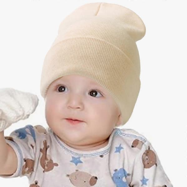 Småbarnsmössa Baby Pojkar Flickor Mössor Barn Stickade Vinterhattar