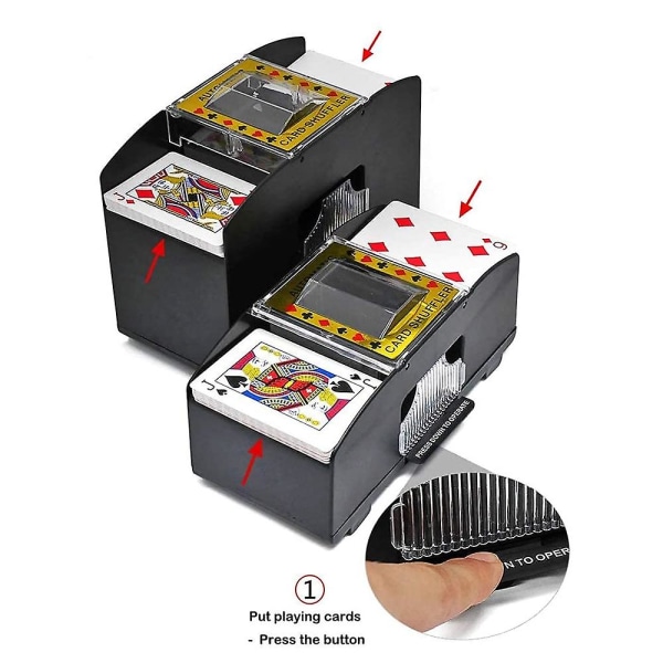 1 st Automatisk Kortblandare - Batteridriven Elektrisk Blandare Style 2
