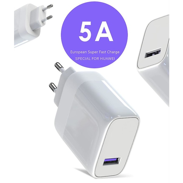 European Scp Super Fast Charge 5a Laddare Power Adapter P40 Char