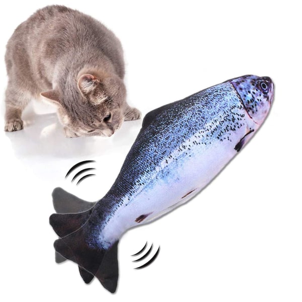 Elektriska Fisk Kattleksaker, Rörliga Simulerade Aktiva Dockor För Kattunge D