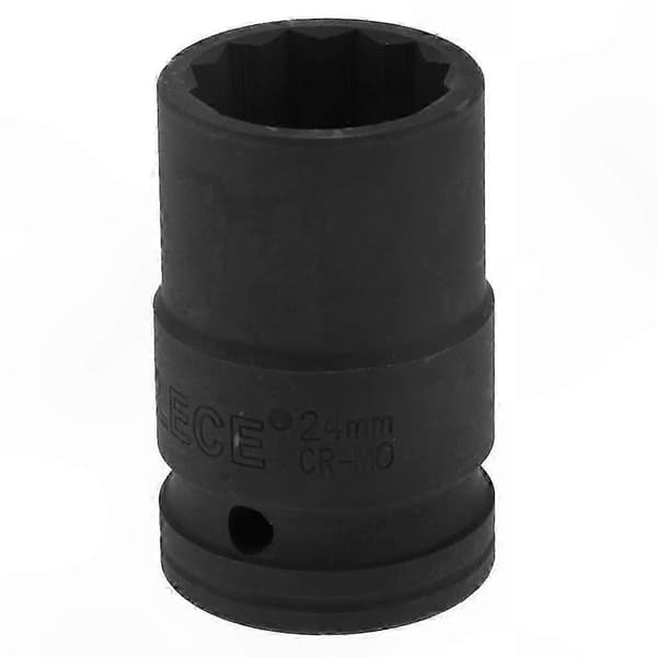 12-punkts dyb slagtop, 3/4\" drev, 24 mm størrelse