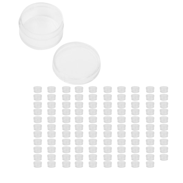 100 stk. Perler Urdele Hardware Opbevaringsboks Smykker Småting Container Organizer 2cm