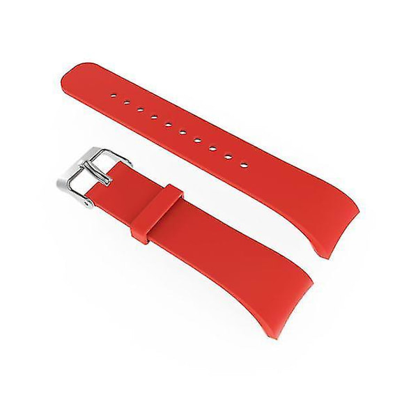 Erstatningsrem i silikon for Samsung Gear Fit2 / Fit2 Pro (170mm) - Rød