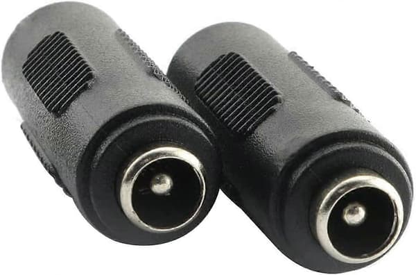 [LCS] 3 kpl DC 5,5x2,1 mm naaras-naaras-virtapistoke, naaras-naaras-liitinsovitin CCTV:lle