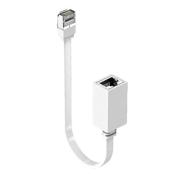[LCS] 90 graders rettvinklet CAT7 Ethernet-kabel RJ45-forlengelse for PC 50cm W straight head