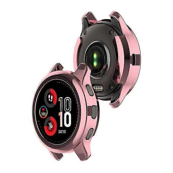[LCS] För Garmin Venu 2 Plus PC+härdad film heltäckande skyddsfodral Blue