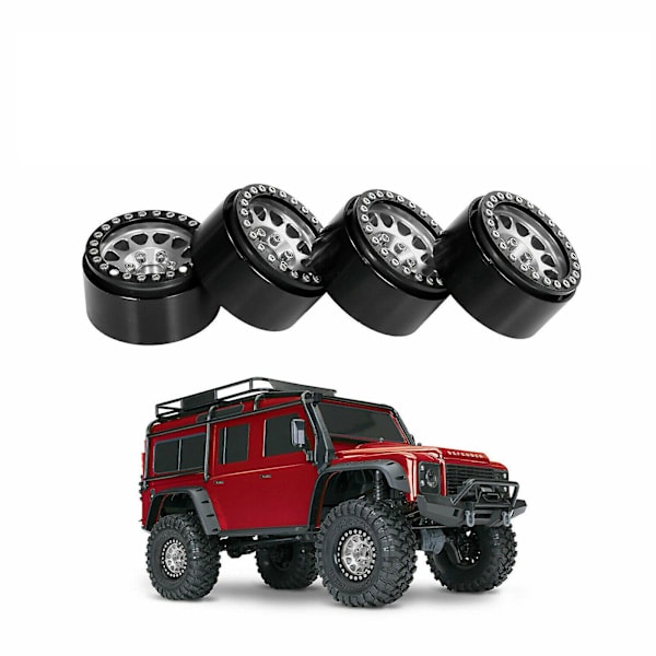 1/10 Traxxas Scx10 Rc Bil Felg Black