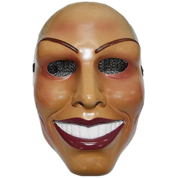 The Purge Mask Kvinnlig Ansiktsdesign Halloween Utklädnad Unisex Vuxna One Size