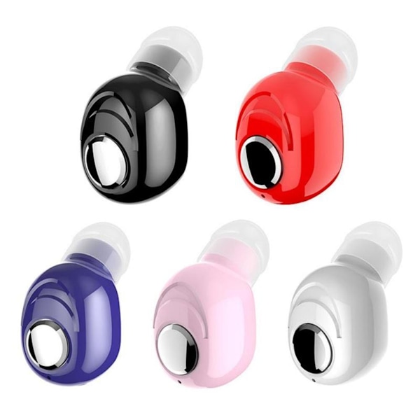 1*Langattomat Bluetooth-kuulokkeet In-ear Stereo Headset Earbud M Red One-size