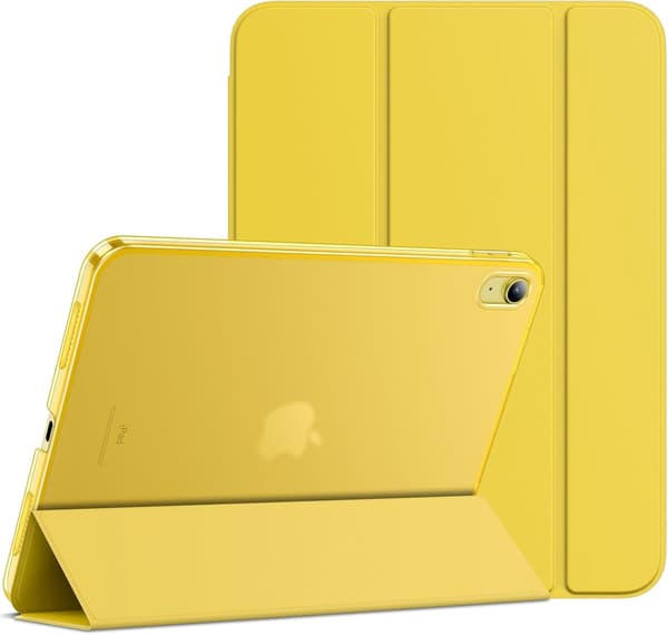 [LCS] iPad (A16) 11th/10th Generation (2025/2022) Protective Case, Ultra-thin Stand Hard Shell with Auto Wake/Sleep Function Gul