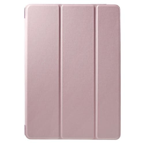 [LCS] Rosa gull trefoldig PU-deksel kompatibelt med din Apple iPad Air 2