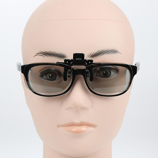 3D-lasit roikkuvalla kehyksellä, miinuslasit, stereo-kiinnitettävät, passiiviset pyöreät 3D-lasit Txtb1