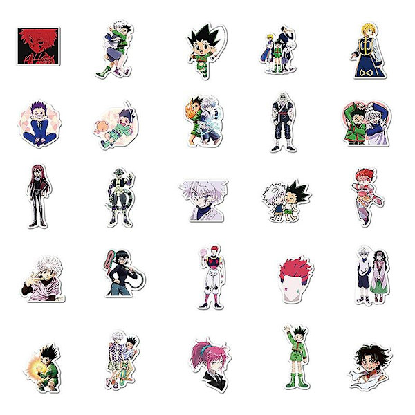 50 kpl Jp Sarjakuva Anime Hunter Graffiti -tarroja