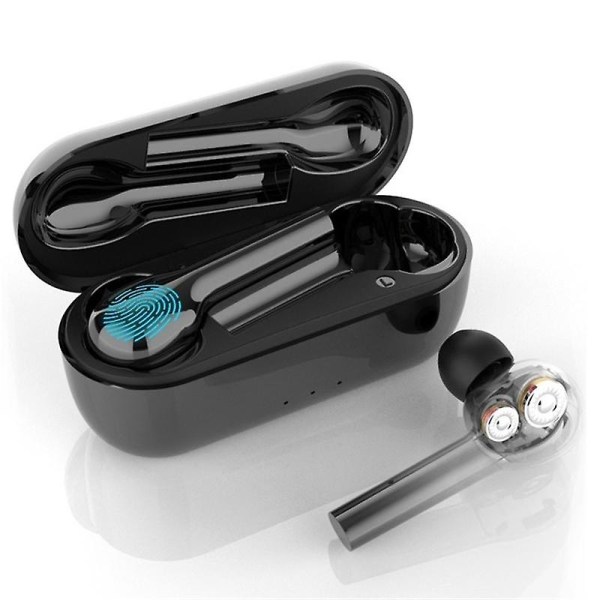Bakeey w8 tws bluetooth 5.0 hörlurar hifi dubbla dynamiska element s