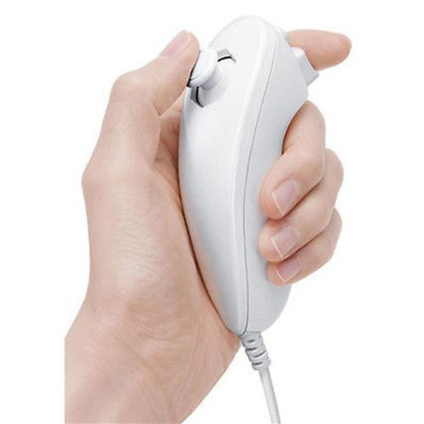 2 st vita Nunchuk-kontroller kompatibla med Nintendo Wii-kontroller - QUM
