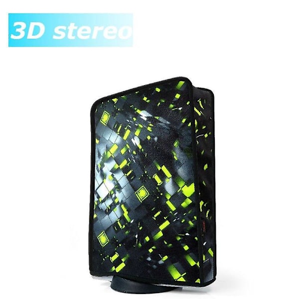 Pölytiivis suojus Yhteensopiva PS5-konsolin kanssa, suojaava pestävä naarmuuntumista estävä pölysuojus Yhteensopiva Sony PS5 -lisävarusteiden kanssa. Abstract stripes