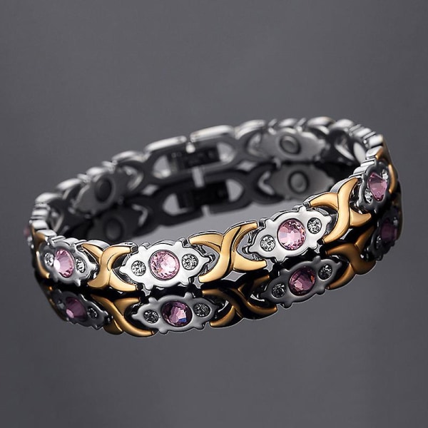 1 stk. Dame Magnetisk Terapi Armbånd Rustfrit Stål Mode Smykker Gave