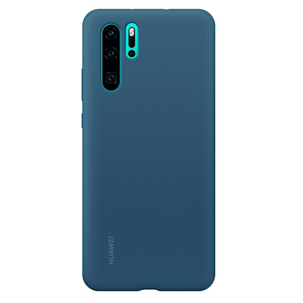 Huawei Blått Silikon Hårt Skal för P30 Pro