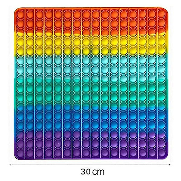 Push Pops Bubbel Dekompressionsleksaker Lindra Stress Logiskt Tänkande Träningsverktyg Mjuka Leksaker För 3cm