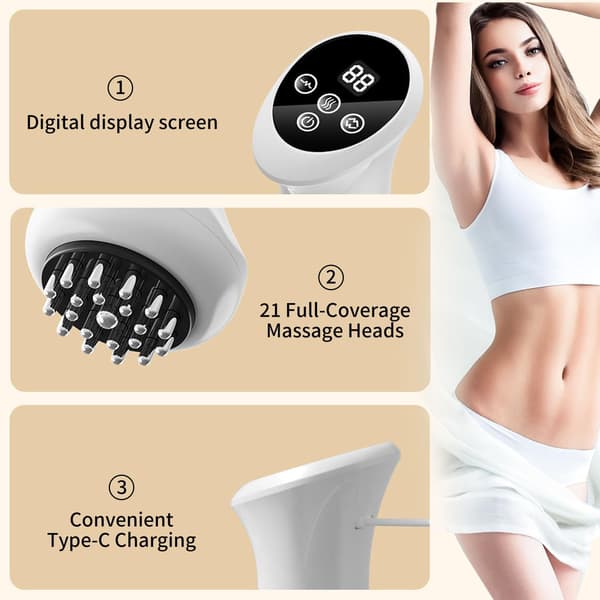 [LCS] Electric Lymphatic Massager - Deep Cellulite & Body Massage with Display
