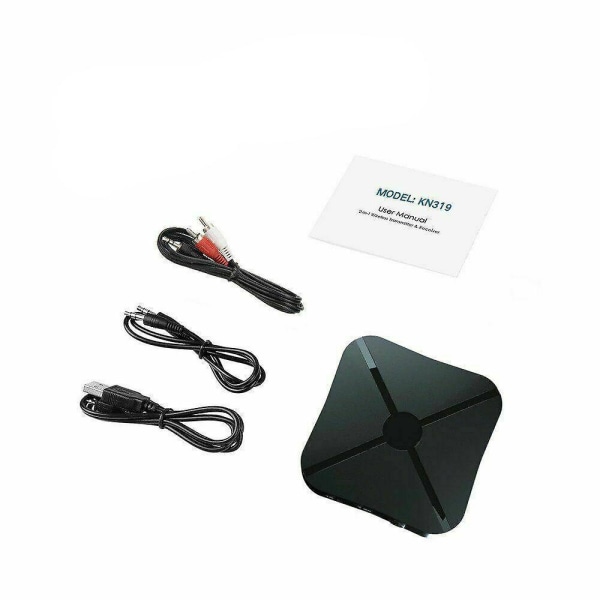 2-i-1 Bluetooth-sender og -mottaker trådløs adapter TV hjemme stereo A2dp lyd