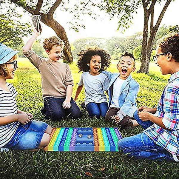 Stora pop-spel fidget leksaker, dubbelspelare tryck bubbla schackbrädesleksak