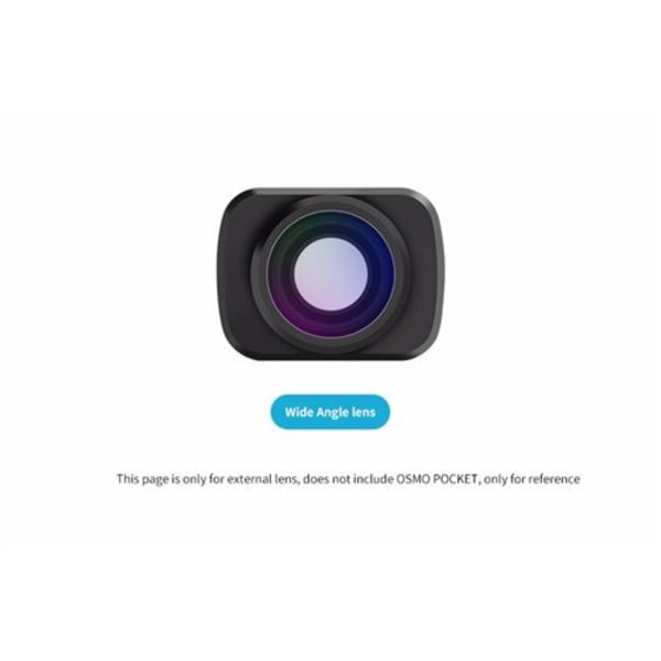 Vidvinkel makroobjektiv för DJI OSMO POCKET HD antivibrations s