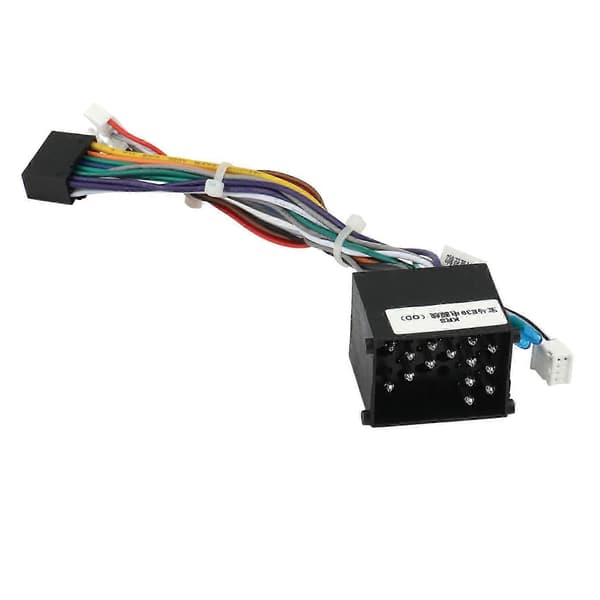 Sopii BMW E46/E39/E53 16-nastainen virtajohtosarja Android-stereolle Black