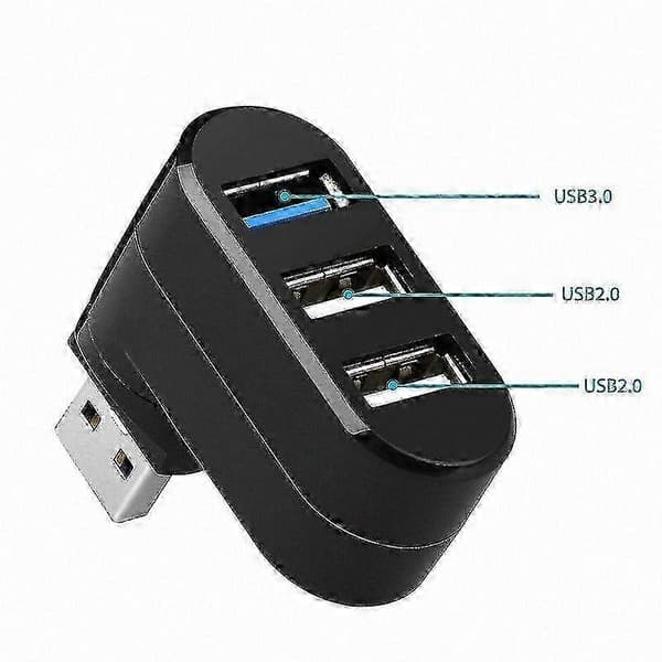 [LCS]3-Port USB 3.0 Multi Hub Adapter til forbedret forbindelse